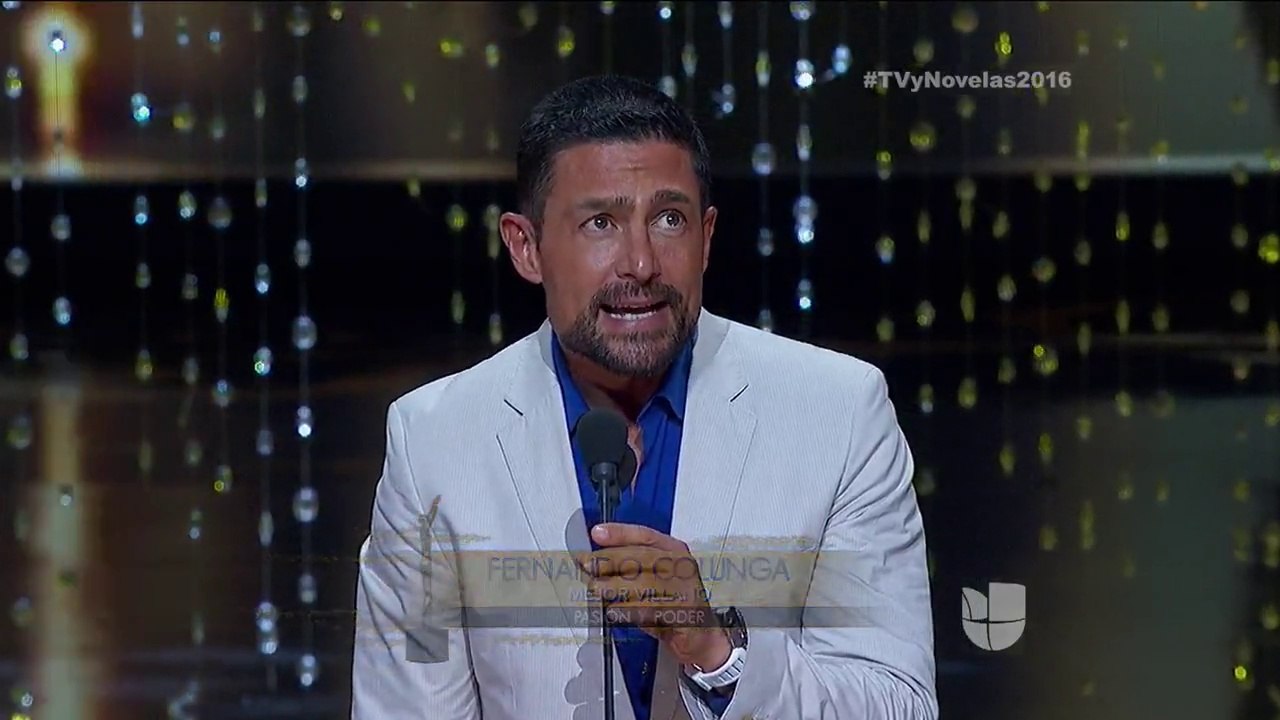 Fernando Colunga es el malo mas malo y ganó como el más villano
