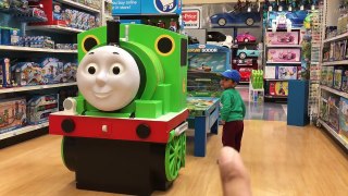 Giant Percy of Thomas and Friends and Thomas Ride on at the Park