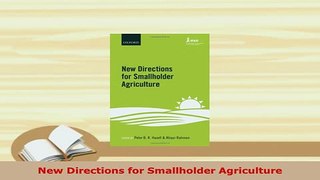 PDF  New Directions for Smallholder Agriculture Download Full Ebook