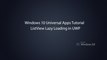 Windows 10 Universal Apps - ListView Lazy Loading