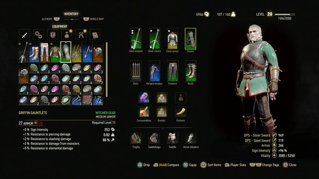 WITCHER 3 DEATH MARCH! WALKTHROUGH 156 - NOT ONLY EAGLES DARE, SHORTCUT & GET JUNIOR