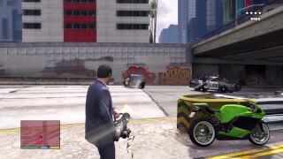 GTA 5: 5 Star Police Chase Attempt on a Motorcycle (Live Commentary)