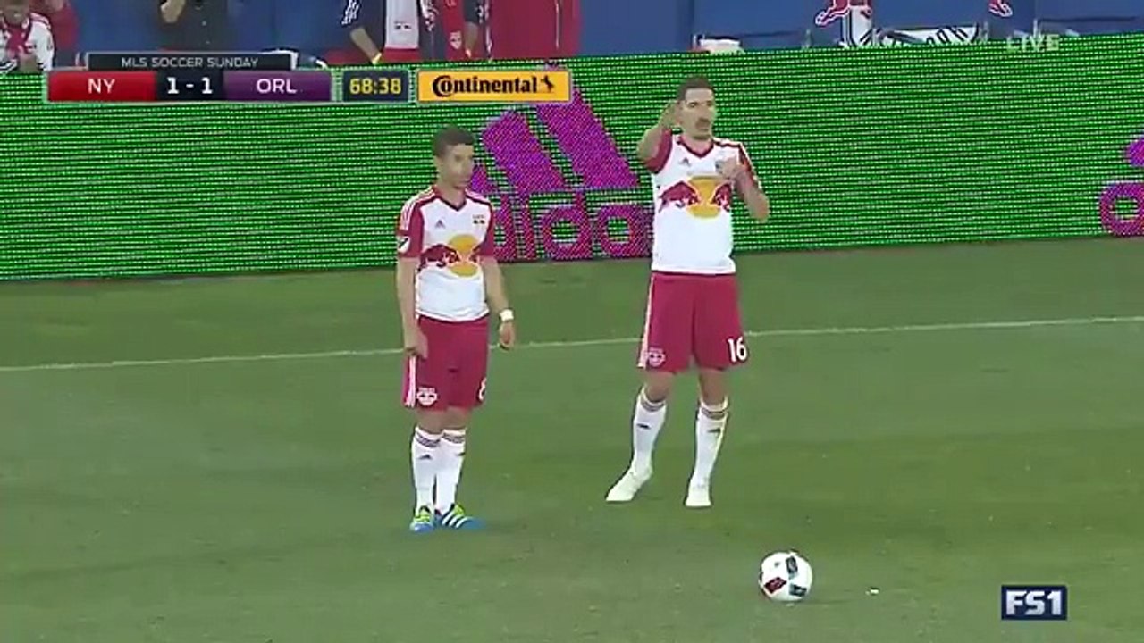 Bradley Wright-Phillips Goal HD - New York Red Bulls 2 -1 Orlando City SC -24-04-2016 MLS