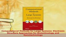 Download  Computational Methods for Large Systems Electronic Structure Approaches for Biotechnology Read Online