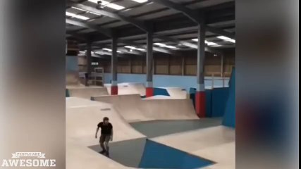 INCREDIBLE front flip board transfer!! (People are Awesome)