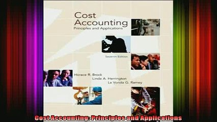 READ book  Cost Accounting Principles and Applications Online Free