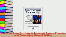 PDF  Surviving Security  How to Integrate People Process and Technology Second Edition Free Books