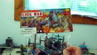 Civil War ARMY MEN Playset toy review!