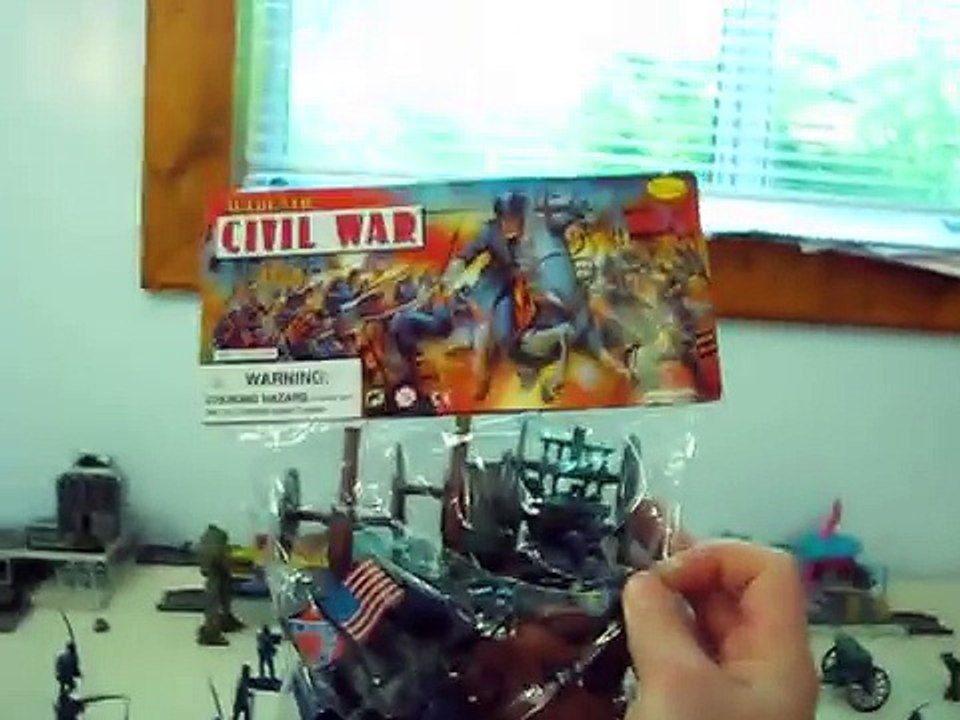 Civil War ARMY MEN Playset toy review!