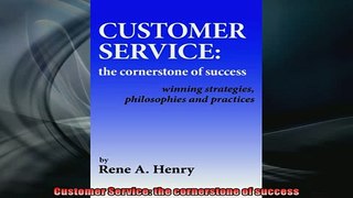 READ book  Customer Service the cornerstone of success  FREE BOOOK ONLINE