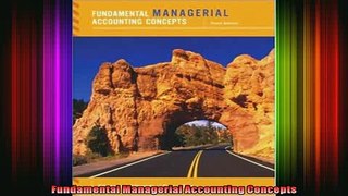 READ book  Fundamental Managerial Accounting Concepts Online Free