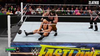WWE 2K16 Braun Strowman VS Big Show  OMG Moment | PS4 Gameplay 720p HD
