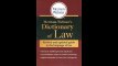 Merriam-Websters Dictionary of Law