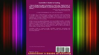 READ Ebooks FREE  Controllers Guide to Costing Full Free