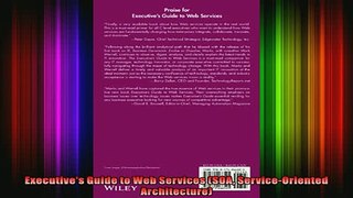 READ Ebooks FREE  Executives Guide to Web Services SOA ServiceOriented Architecture Full EBook