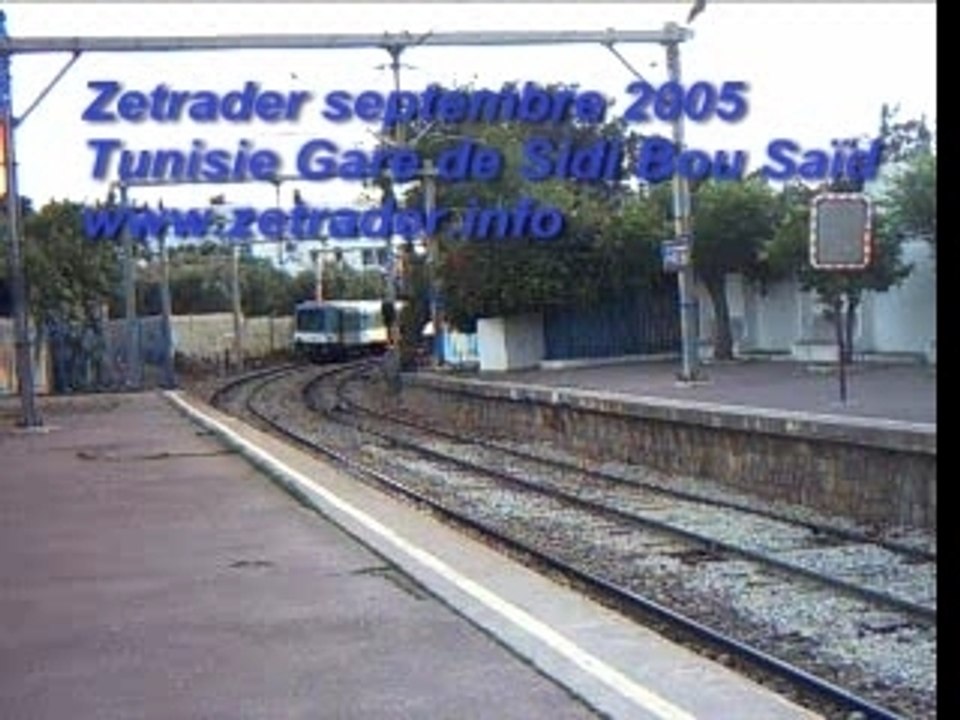 Tunisie gare sidi bou saïd la marsa plage septembre 2005
