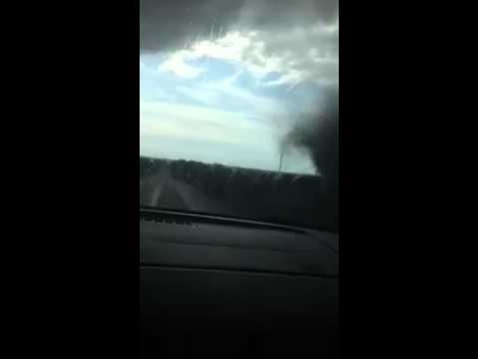 Mother, Daughter Get Close-Up View of Nebraska Tornado