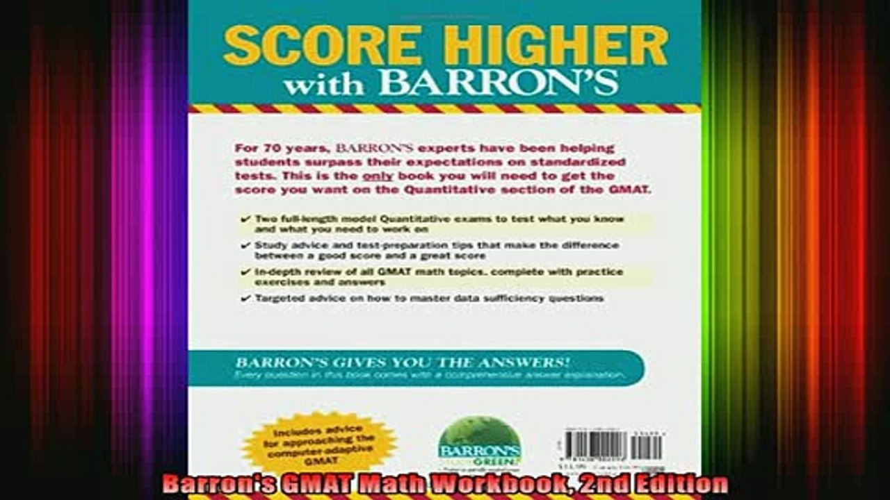READ book  Barrons GMAT Math Workbook 2nd Edition Full Free