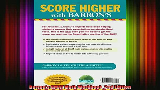 READ book Barrons GMAT Math Workbook 2nd Edition Full Free