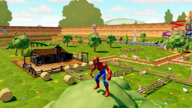 Old MacDonald Had A Farm with Spiderman | Nursery Rhymes | Songs For Children and Kids