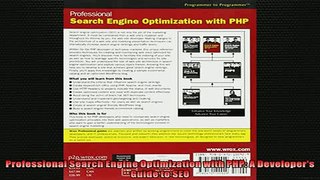 EBOOK ONLINE  Professional Search Engine Optimization with PHP A Developers Guide to SEO  FREE BOOOK ONLINE