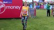 Ashley James after finishing the London Marathon _ Daily Mail Online
