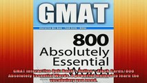 FREE EBOOK ONLINE  GMAT Interactive Quiz Book  Online  Flash Cards800 Absolutely Essential Words A Free Online