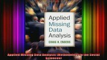 READ book  Applied Missing Data Analysis Methodology in the Social Sciences Online Free