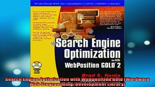 FREE PDF  Search Engine Optimization with Webposition Gold Wordware Web ProgrammingDevelopment  DOWNLOAD ONLINE