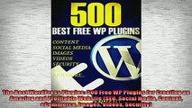 Free PDF Downlaod  The Best WordPress Plugins 500 Free WP Plugins for Creating an Amazing and Profit