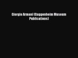 Download Giorgio Armani (Guggenheim Museum Publications) PDF Online
