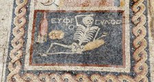 Seleucid Prophecy about End Times' Greeks and the End of Israel - Skeleton Mosaic in Antioch
