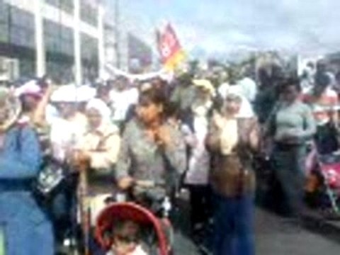 Les Sans-Papiers en lutte - Marche vers l'Agora