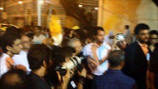 Eduardo Campos encara protesto no aniversário do Recife