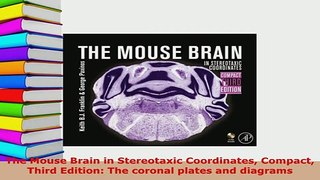PDF  The Mouse Brain in Stereotaxic Coordinates Compact Third Edition The coronal plates and PDF Online