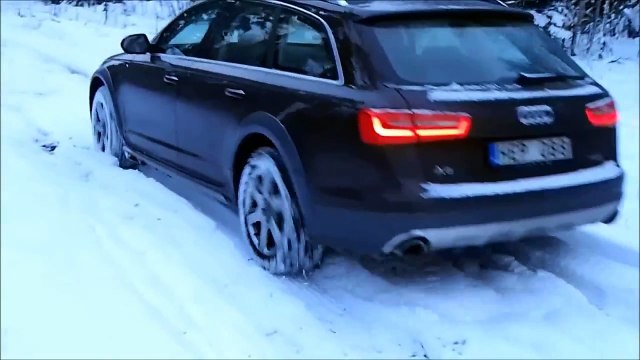 Audi A6 3.0 TDI Allroad quattro goes offroad quattro power!