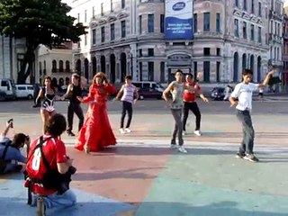 Flash mob da cantora Beyoncé no Recife