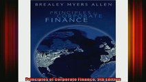 READ FREE Ebooks  Principles of Corporate Finance 9th Edition Full EBook