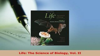 Download  Life The Science of Biology Vol II PDF Full Ebook