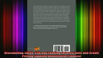 DOWNLOAD FULL EBOOK  Discounting LIBOR CVA and Funding Interest Rate and Credit Pricing Applied Quantitative Full Ebook Online Free