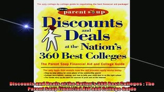 EBOOK ONLINE  Discounts and Deals at the Nations 360 Best Colleges  The Parent Soup Financial Aid and  DOWNLOAD ONLINE