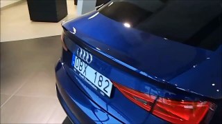 2014 Audi A3 Sedan scuba blue walkaround