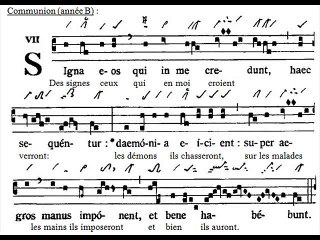 Communio Signa eos, Ascensione Domini B (Ascension du Seigneur)