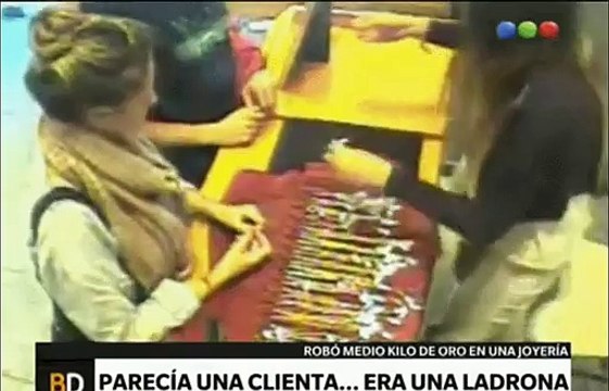 Technique de vol efficace dans une bijouterie