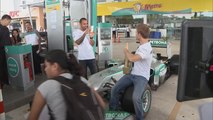 The flaming gold in F1 - petrol and fuel