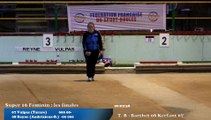 Mène 9, septième étape du Super 16 Féminin, Sport Boules, Villefranche-sur-Saône 2016