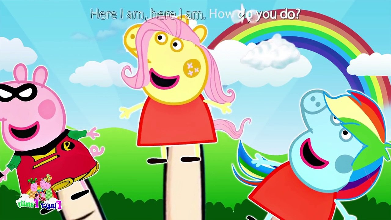Peppa Pig Finger Family My Little Pony Equestria Girls Nursery Rhymes Lyrics Kids Songs