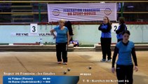 Mène 4, septième étape du Super 16 Féminin, Sport Boules, Villefranche-sur-Saône 2016
