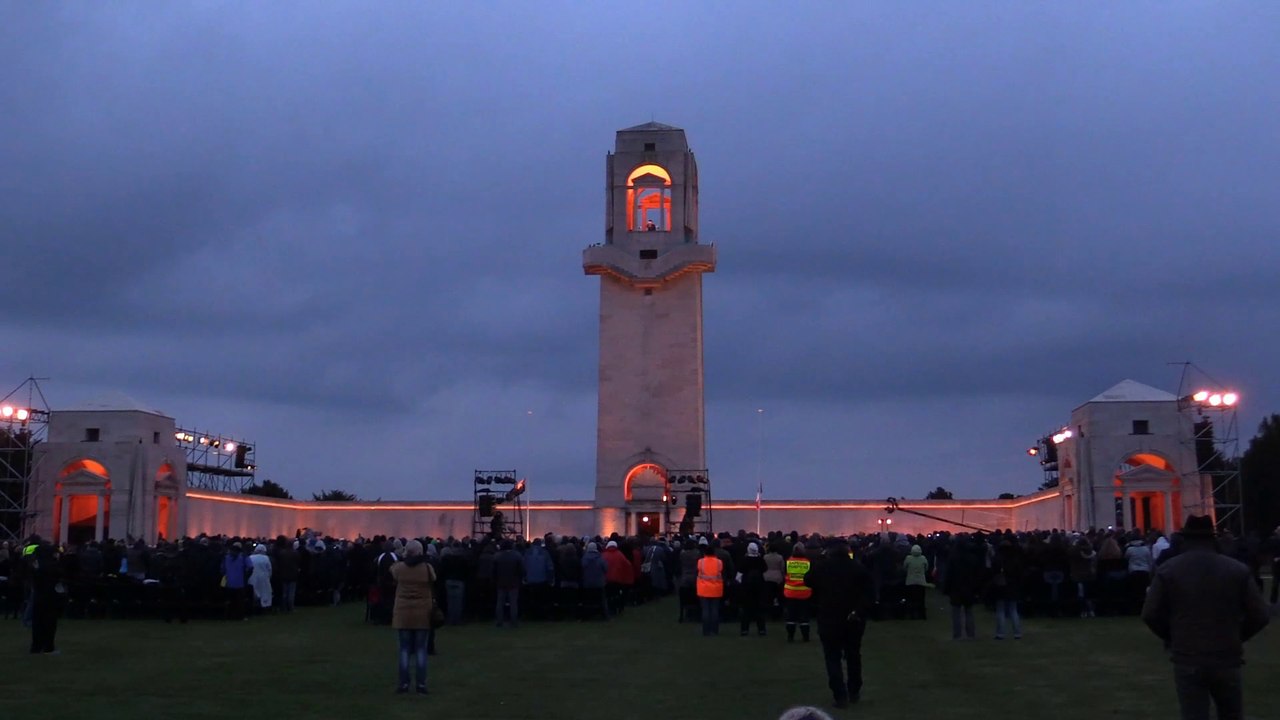 Villers-Bretonneux: Anzac Day 2016, cérémonie de l'aube
