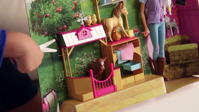 Unboxing Barbie Farm Vet Doll & Play Set | Barbie Careers | Barbie